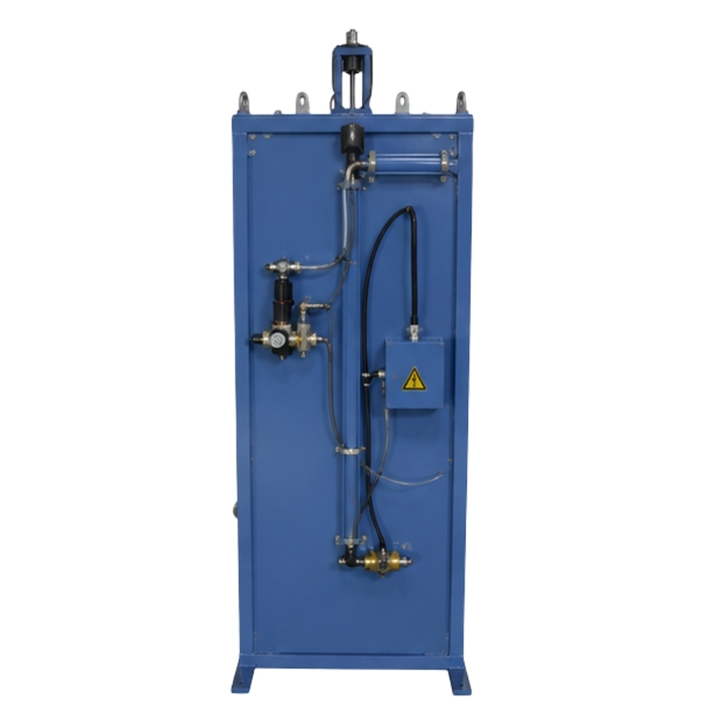 Metal Gathering Machine - Mild Steel, Automatic Design , Human Machine Interface, Polished Surface, Blue Color For Industrial Applications