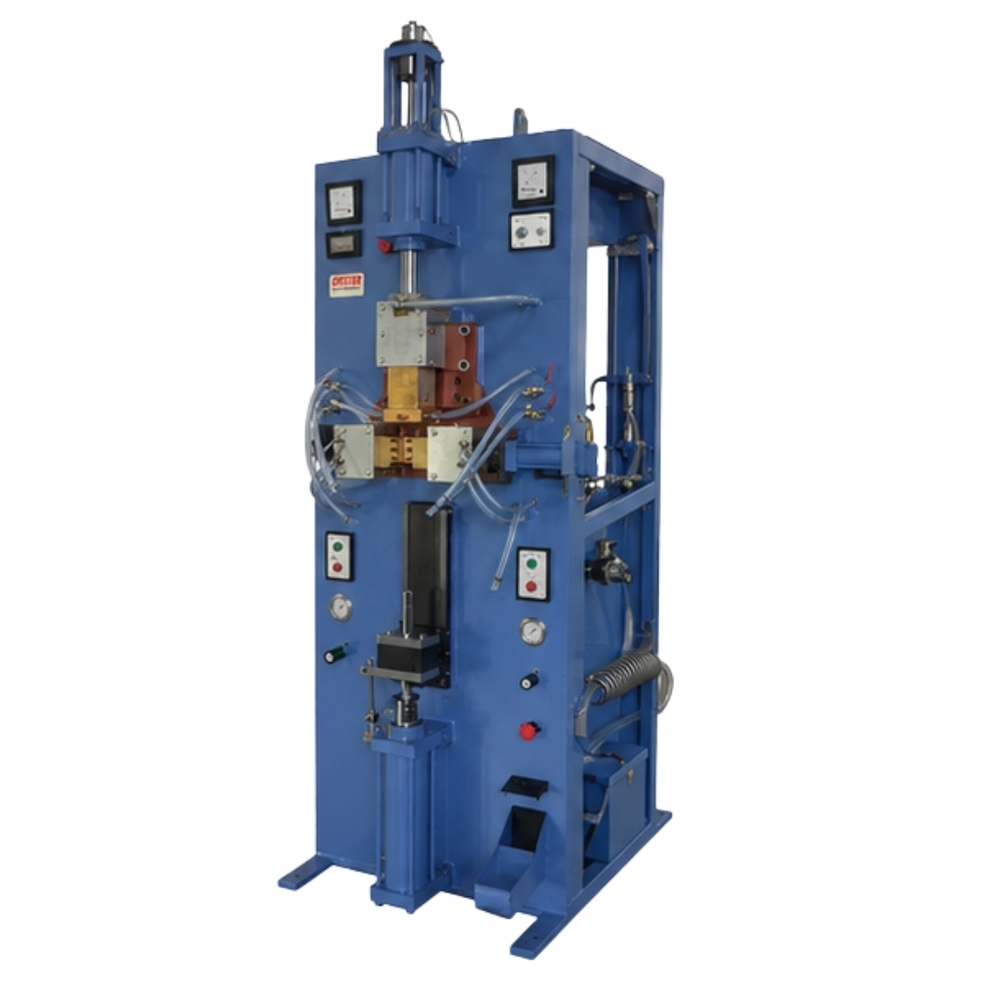 Metal Gathering Machine - Mild Steel, Automatic Design , Human Machine Interface, Polished Surface, Blue Color For Industrial Applications