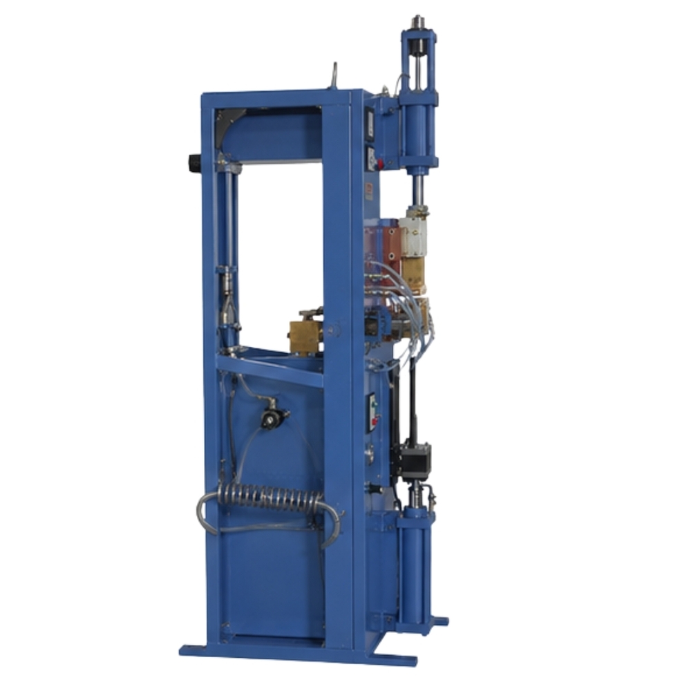 Metal Gathering Machine - Mild Steel, Automatic Design , Human Machine Interface, Polished Surface, Blue Color For Industrial Applications
