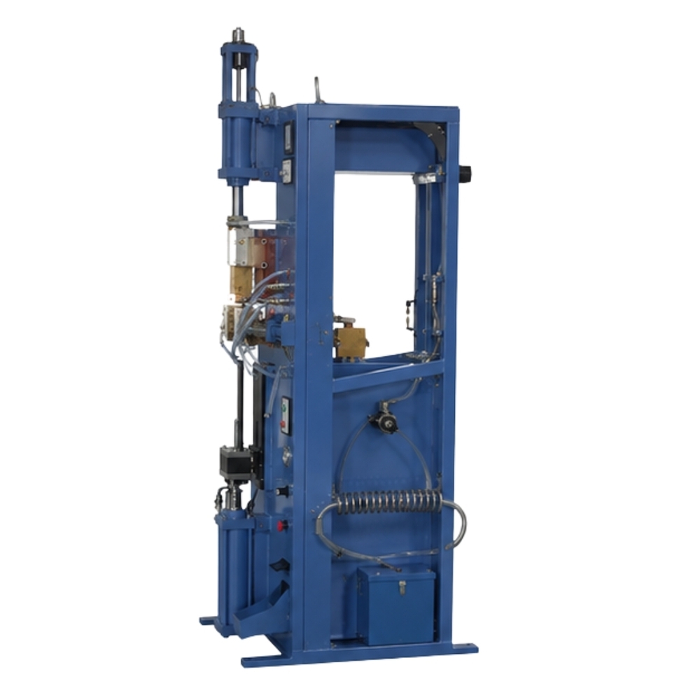 Metal Gathering Machine - Mild Steel, Automatic Design , Human Machine Interface, Polished Surface, Blue Color For Industrial Applications