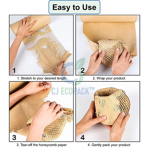 15 Inch X 100 Meter Honeycomb Paper Bubble Wrap Roll