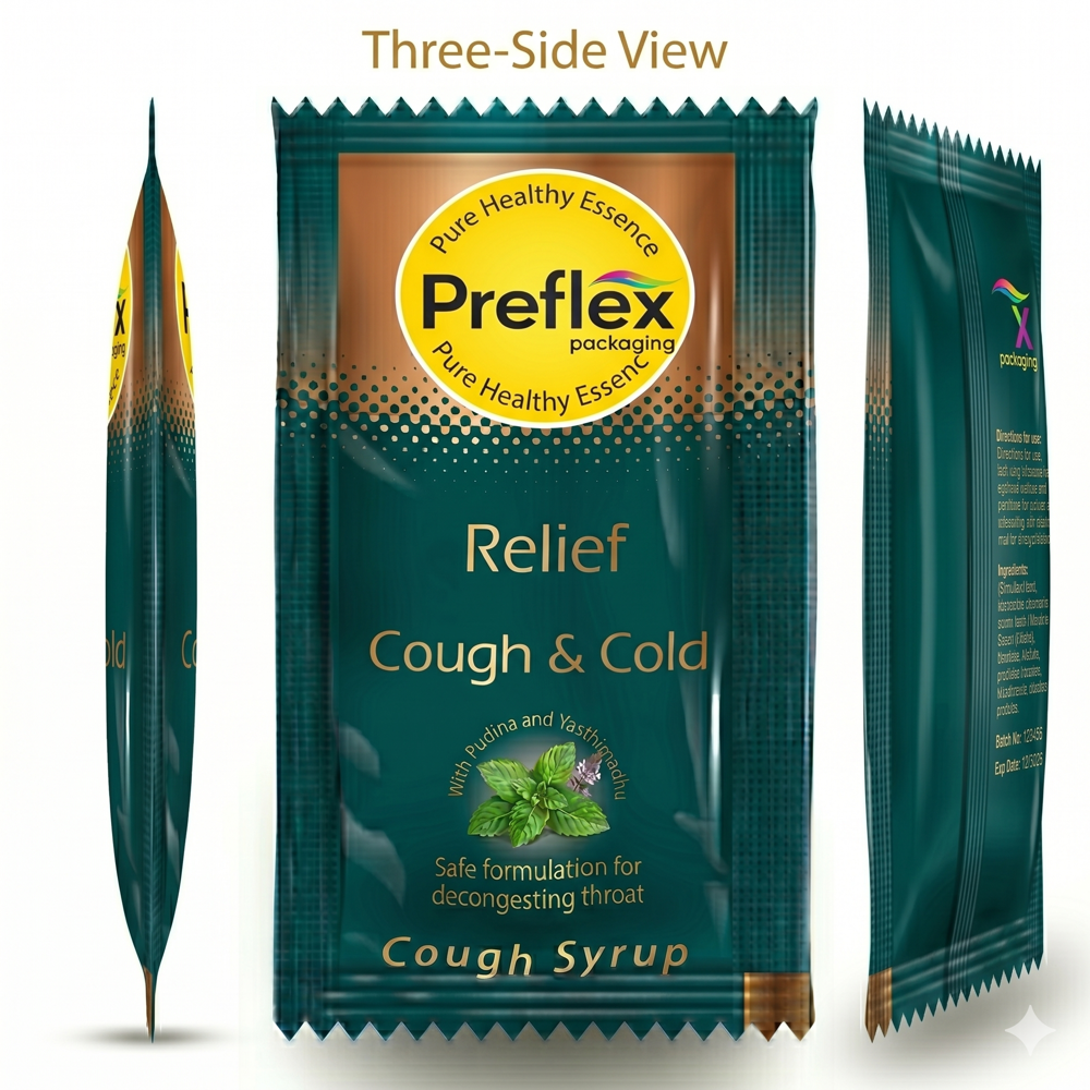 Cough Syrup Packaging - Color: Amber/transparent/custom
