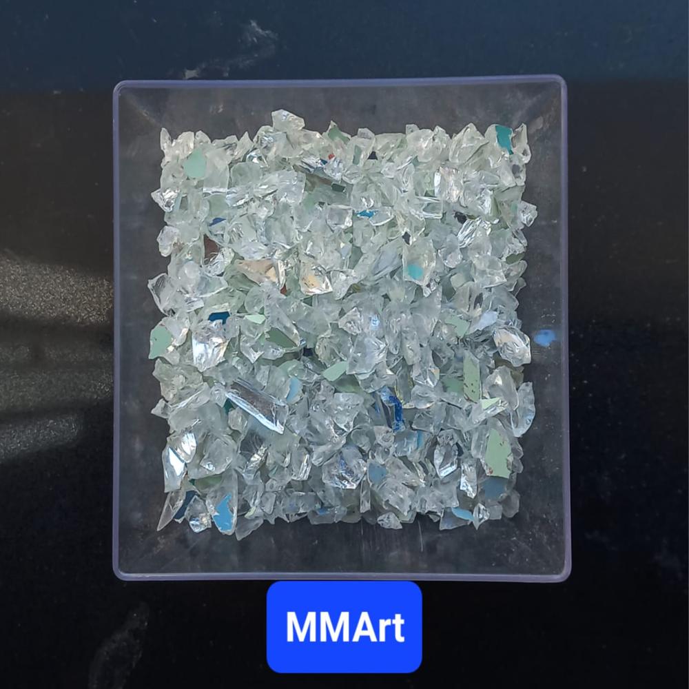 Mixed Mirror Crushed Glass Chips Recycled Mirror Decorative Aggregates for Landscaping and Outdoor Garden