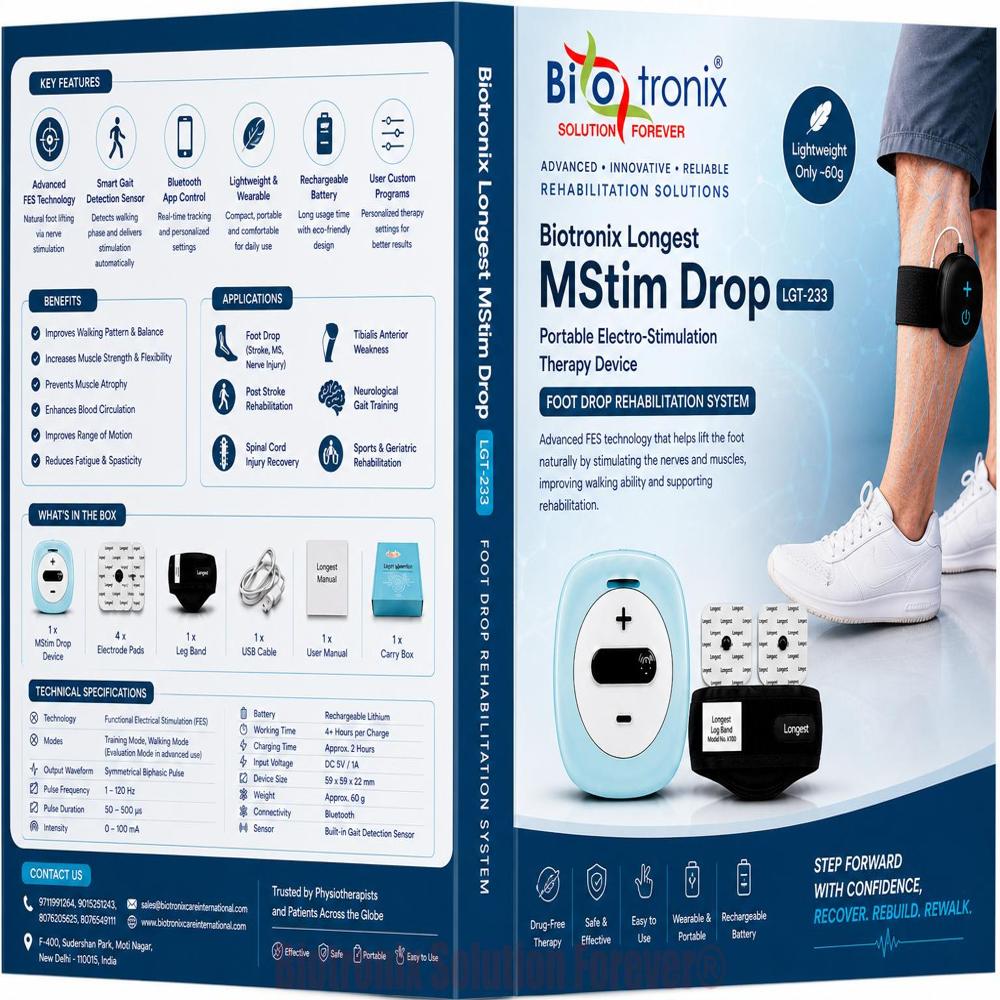 Foot Drop FES Therapy Machine for Walking Balance Improvement