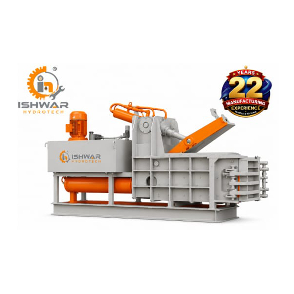80 Ton Double Action 2 Cylinder Hydraulic Baling Machine