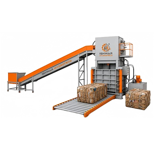 1 Ton Horizontal Semi Automatic Scrap Baling Machine
