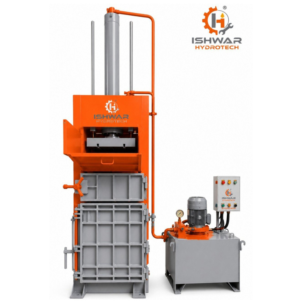 60 Ton PET Bottle Vertical Baler Machine
