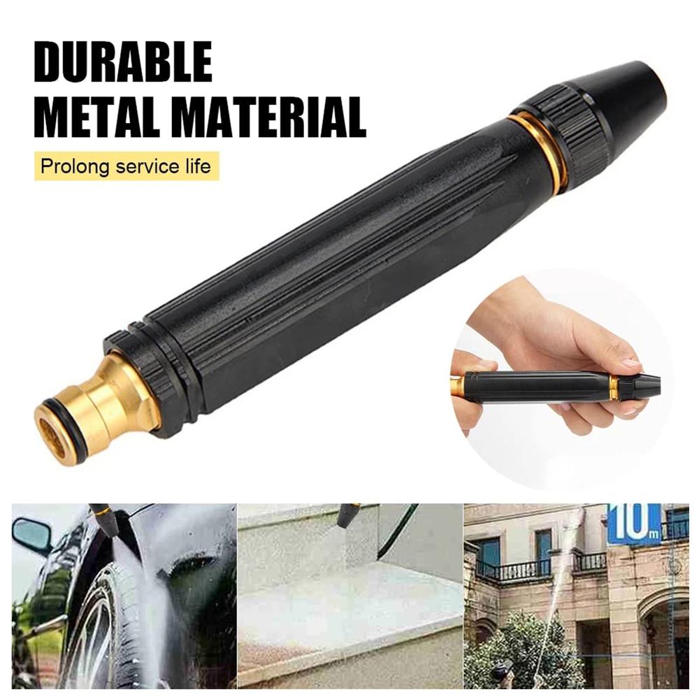 High Pressure Water G-un Nozzle  Car Wash & Garden Spray Gun (Alloy)