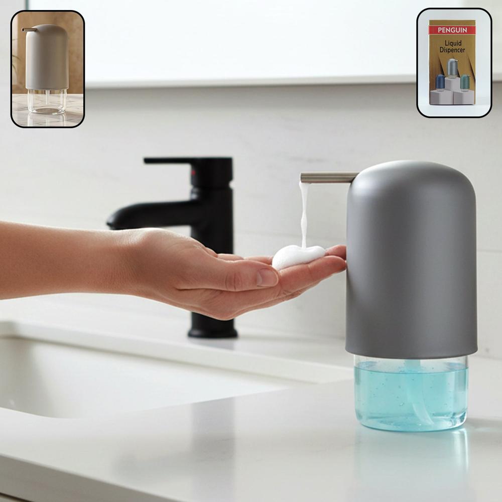 Penguin Liquid Soap Dispenser Pump Bottle (1 Pc) - Color: Mix
