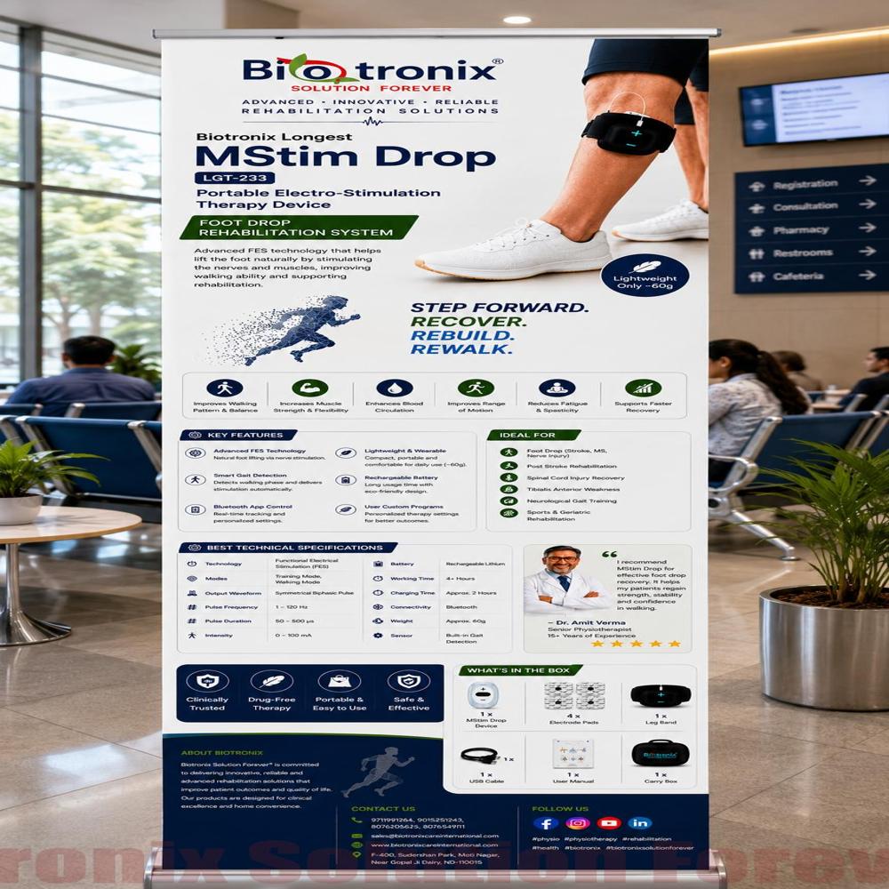 Digital Foot Drop Recovery Therapy Equipment Portable Design