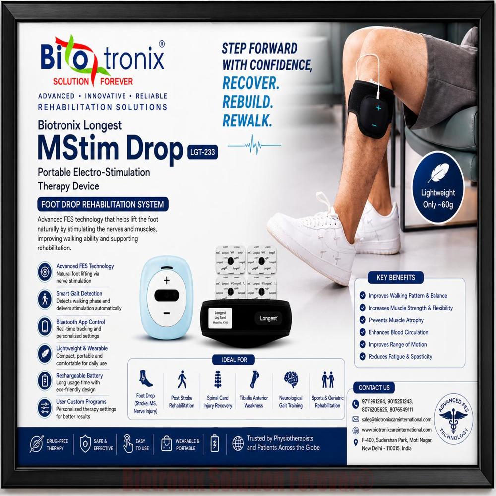 Intelligent Foot Drop Electrical Stimulator for Daily Walking Support