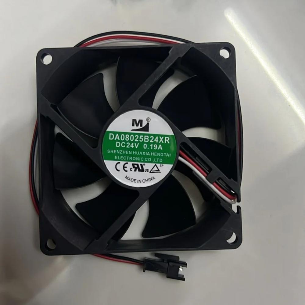 M DA08025B24XR 24V DC 0.19A 8025mm Ball Bearing Industrial Inverter Axial Cooling Fan