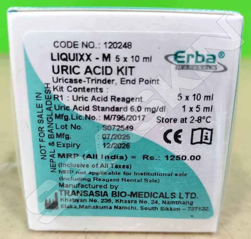 Erba Mannheim LIQUIXX-M Uric Acid Kit