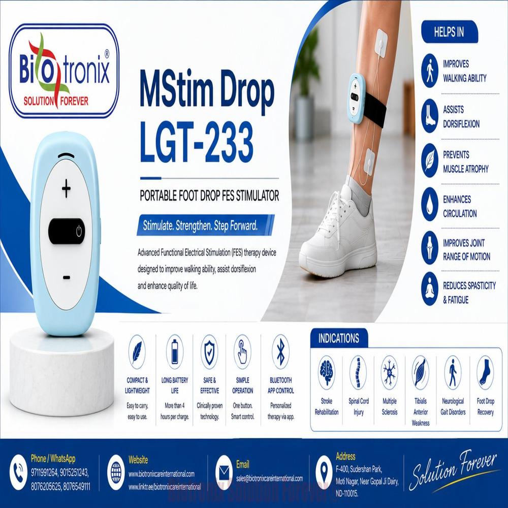 MStim Drop Portable Foot Drop Walking Assistance Device
