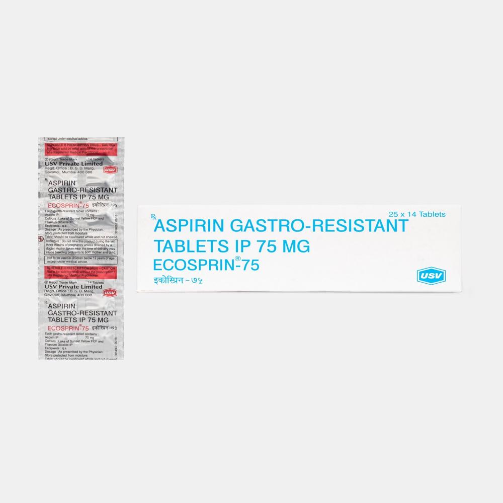  Aspirin 75mg Tablets 