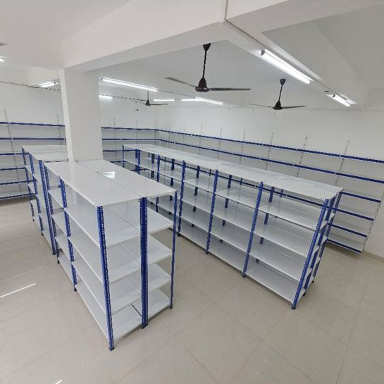 Display Wall Mount Slotted Rack