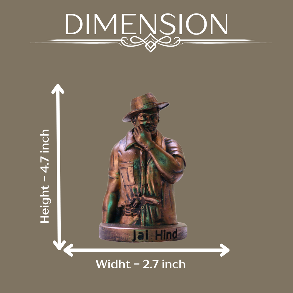 Bhagat Singh - Fiber Statue, 5-6 Feet, Multi-color | Handmade, Weather Resistant, Free Standing