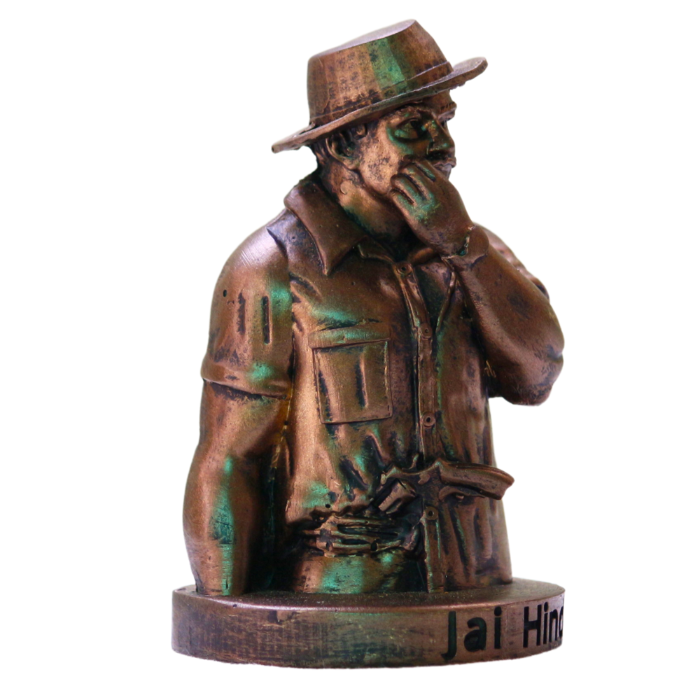 Bhagat Singh - Fiber Statue, 5-6 Feet, Multi-color | Handmade, Weather Resistant, Free Standing