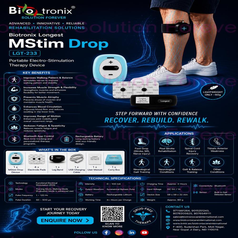 Wearable Neuro Muscle Stimulator for Foot Drop Recovery