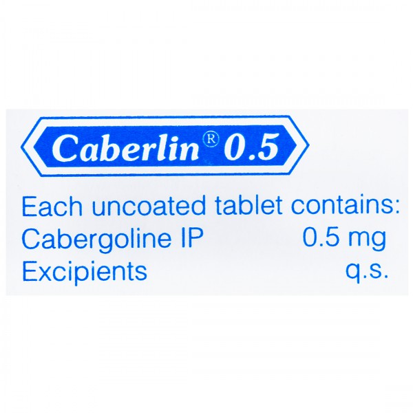 Cabergoline 0.5mg Tablet - Cas No: 81409-90-7