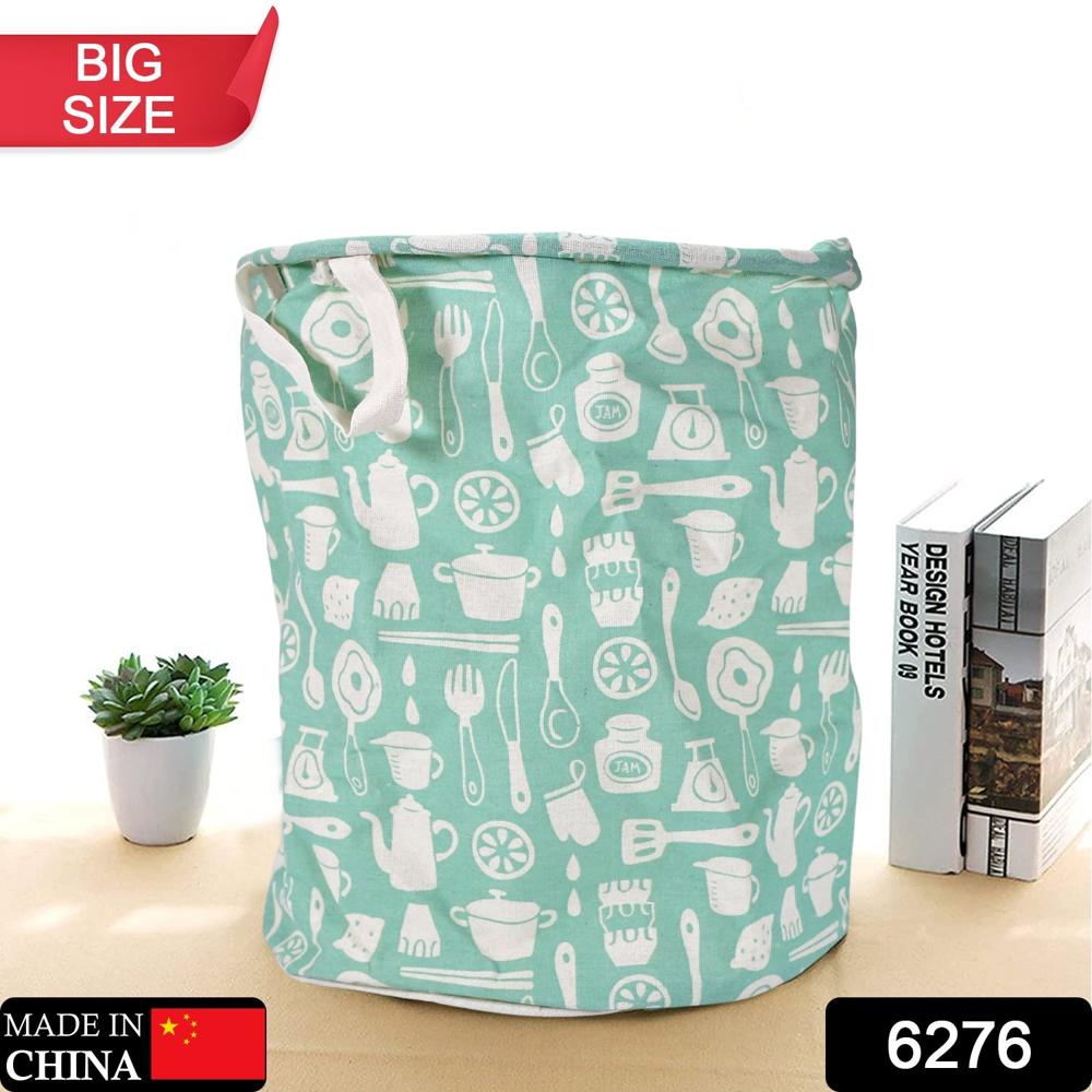 Durable Collapsible Laundry Storage Bag with Handles for Dirty Laundry
