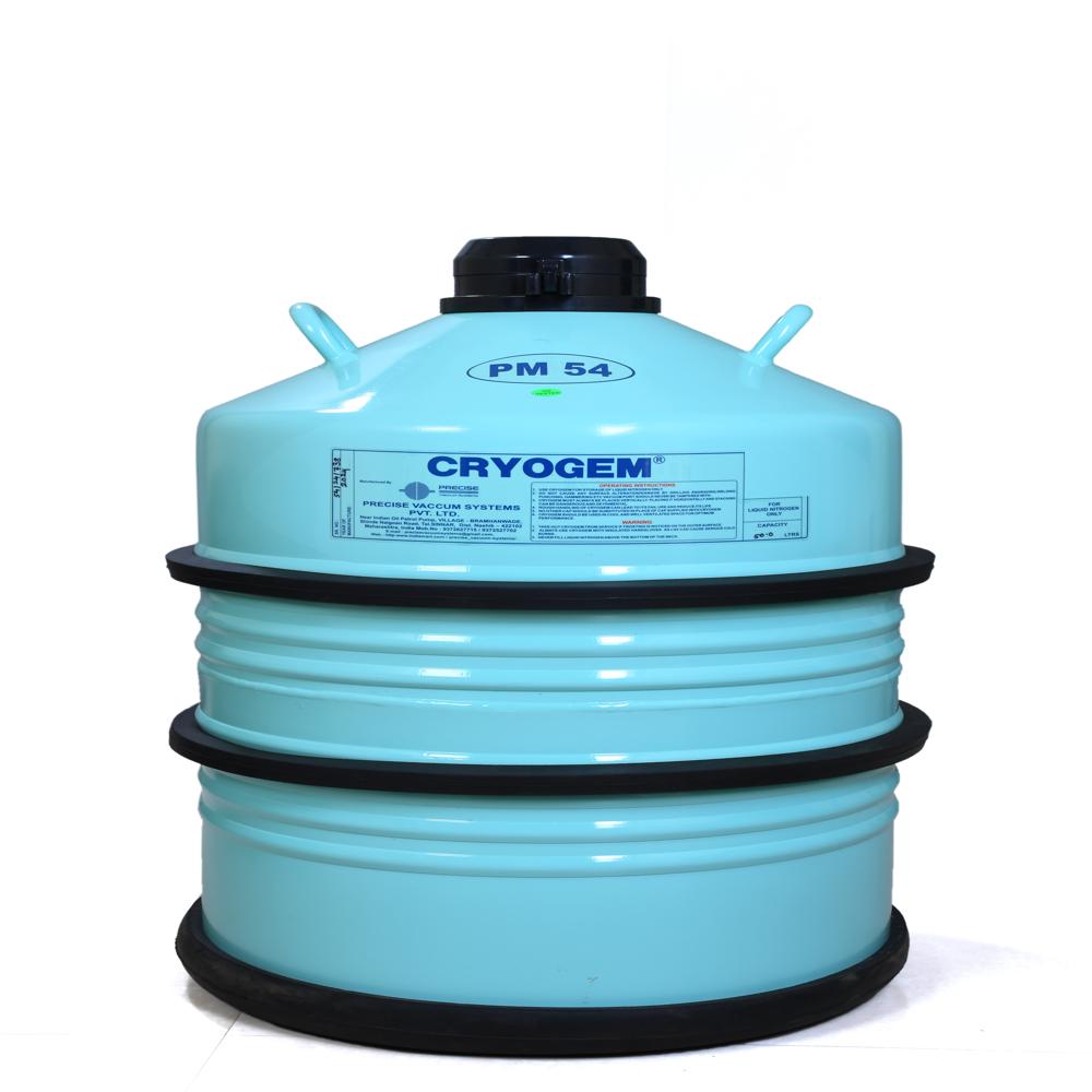 Precise Cryogem (Pm-54) Premium Liquid Nitrogen Container (54L) Advanced Cryogenic Storage Tank For Professional Use - Application: Veterinary Field