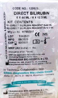Erba Mannheim System Pack Bilirubin Direct Kit