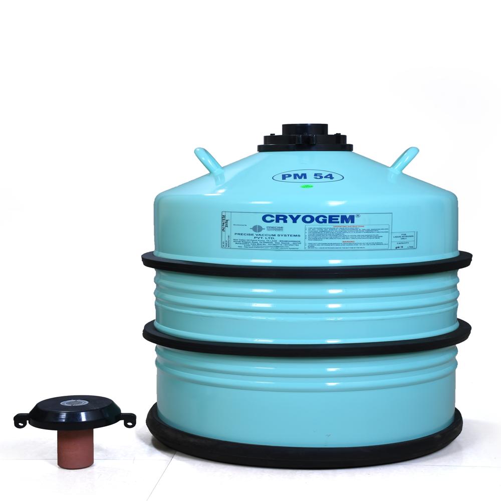 Precise Cryogem (PM-54) Premium Liquid Nitrogen Container (54L) Advanced Cryogenic Storage Tank for Professional Use