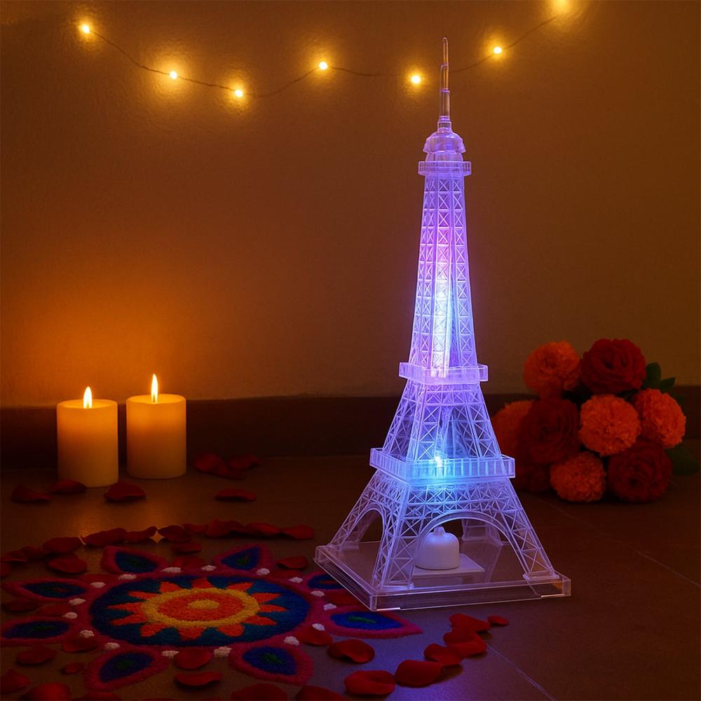 Led Eiffel Tower Decorative Night Light (1 Pc) - Color: Mix