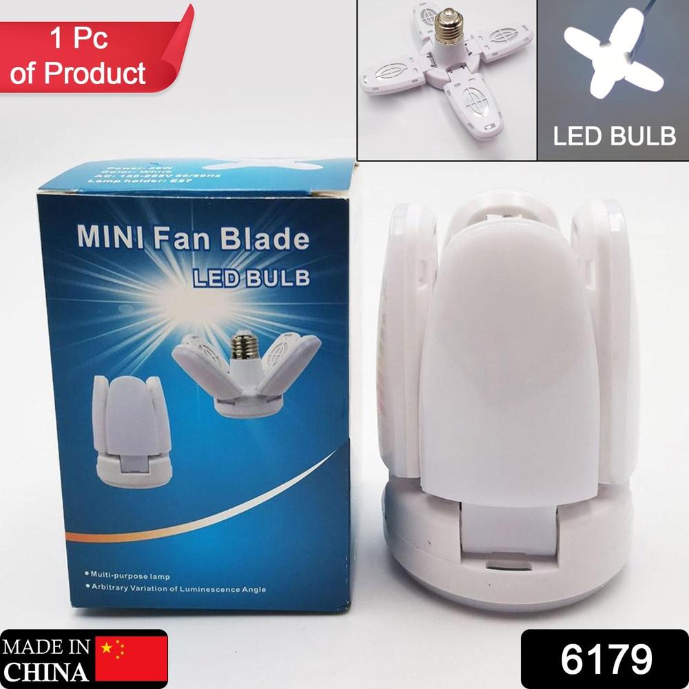 Foldable Led Fan Blade Bulb 28V (1 Pc) - Color: Mix