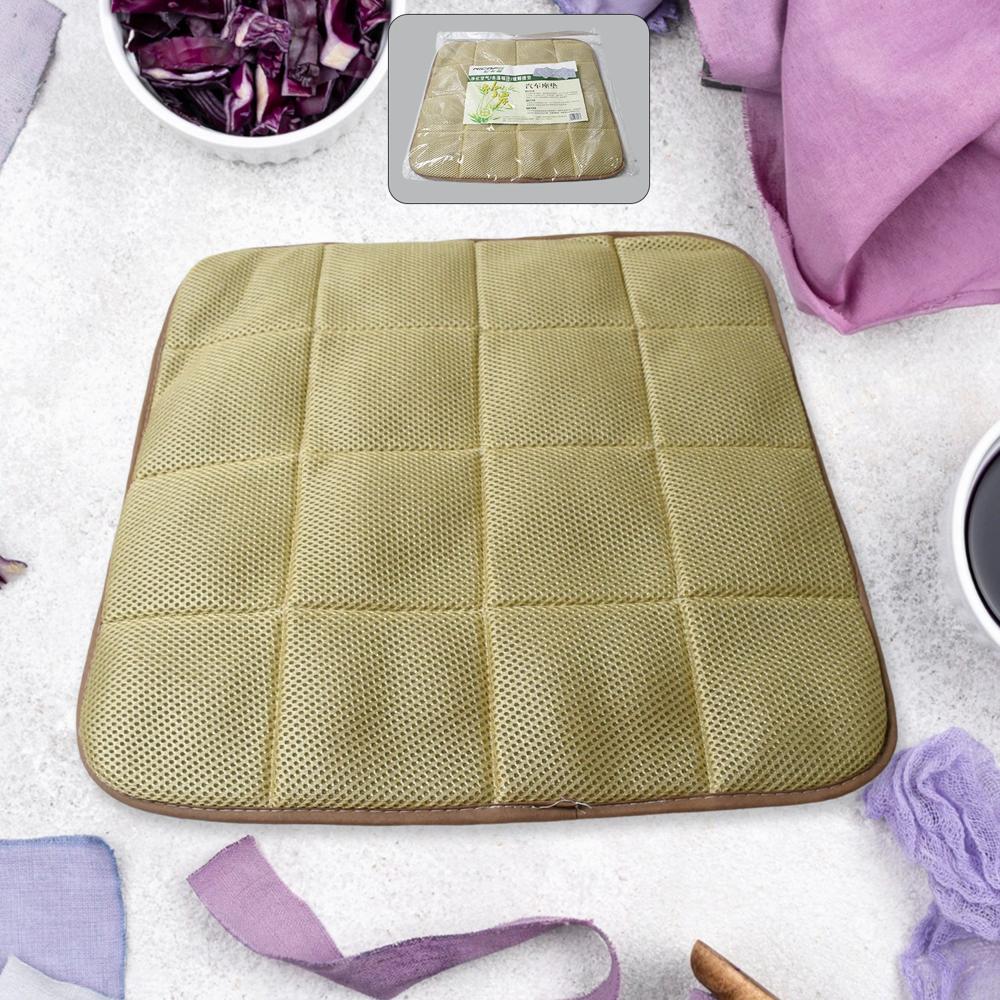 Square Shaped Bamboo Charcoal Filled Car Auto Seat Cushion Mat Cover - Color: Mix