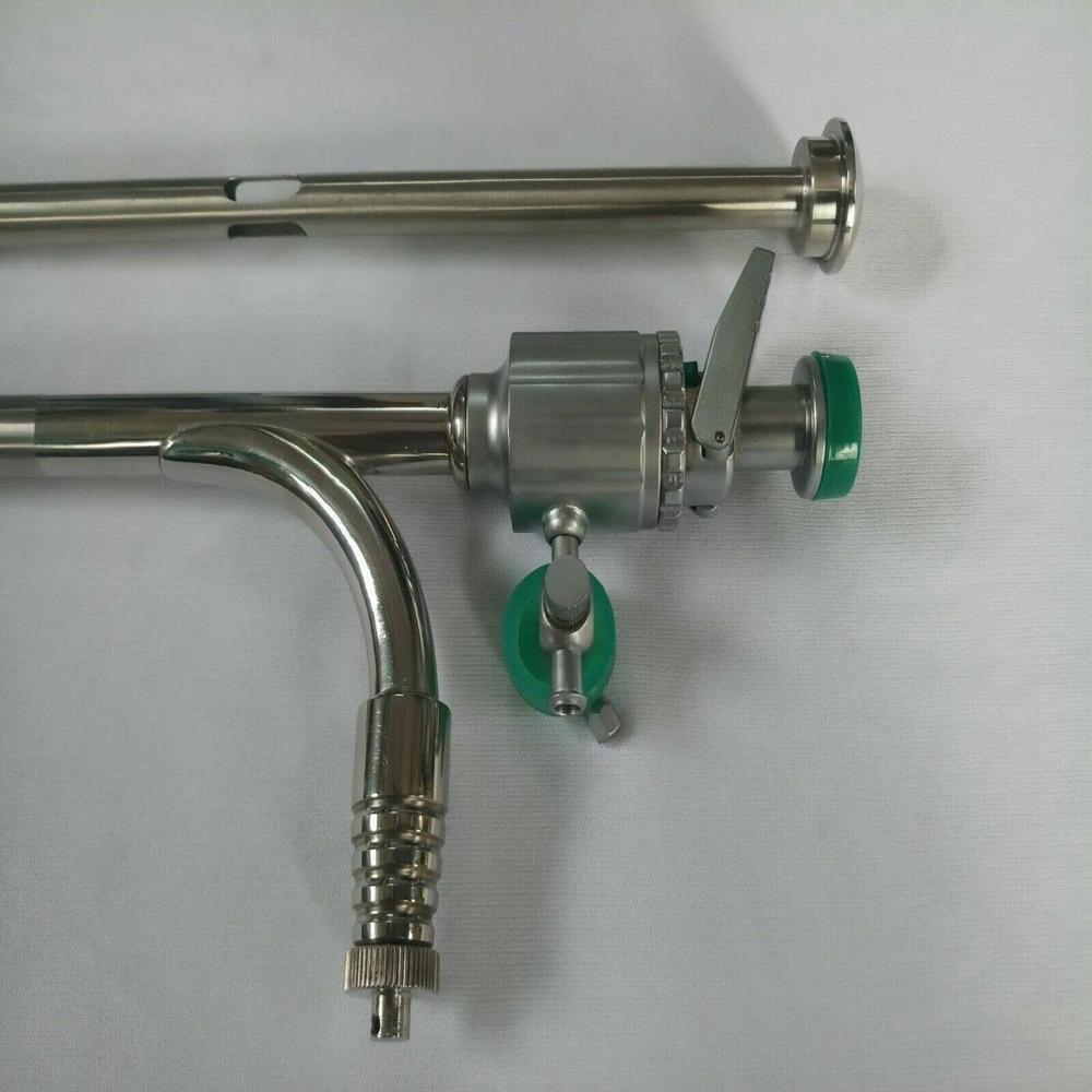 RainbowMMed Laparoscopy Hydatid Cyst Trocar Cannula 10 mm Dual Inlets Instrument