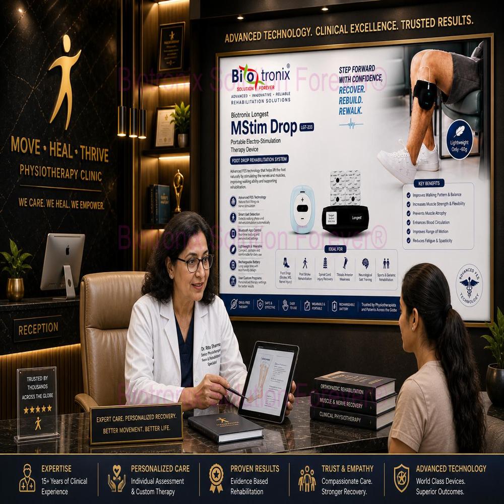 Functional Neuro Stimulation Device for Foot Drop Therapy