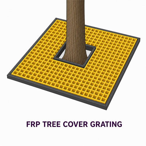 Frp Tree Cover - Base Dimension: 600 Mm Diameter (Customizable)