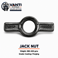 Jack Nut - Color: Silver/grey