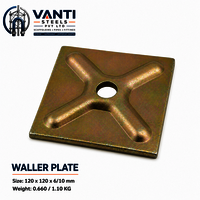 Waller Plate - Color: Silver / Grey