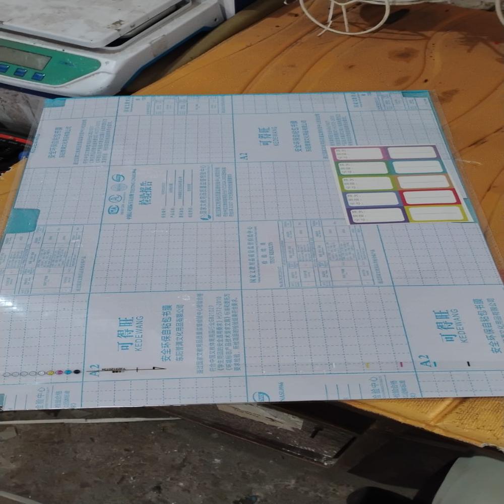 Transparent Book Cover (10 Pcs Set / 47X37Cm) - Color: Mix
