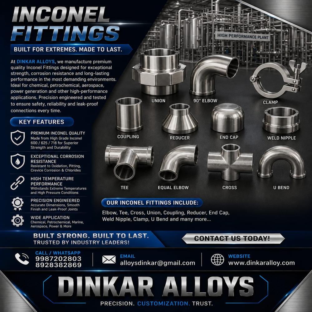 Inconel Fittings - Color: Original
