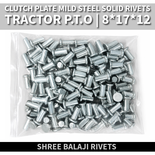 Tractor P.T.O Rivets / MILD STEEL SOLID