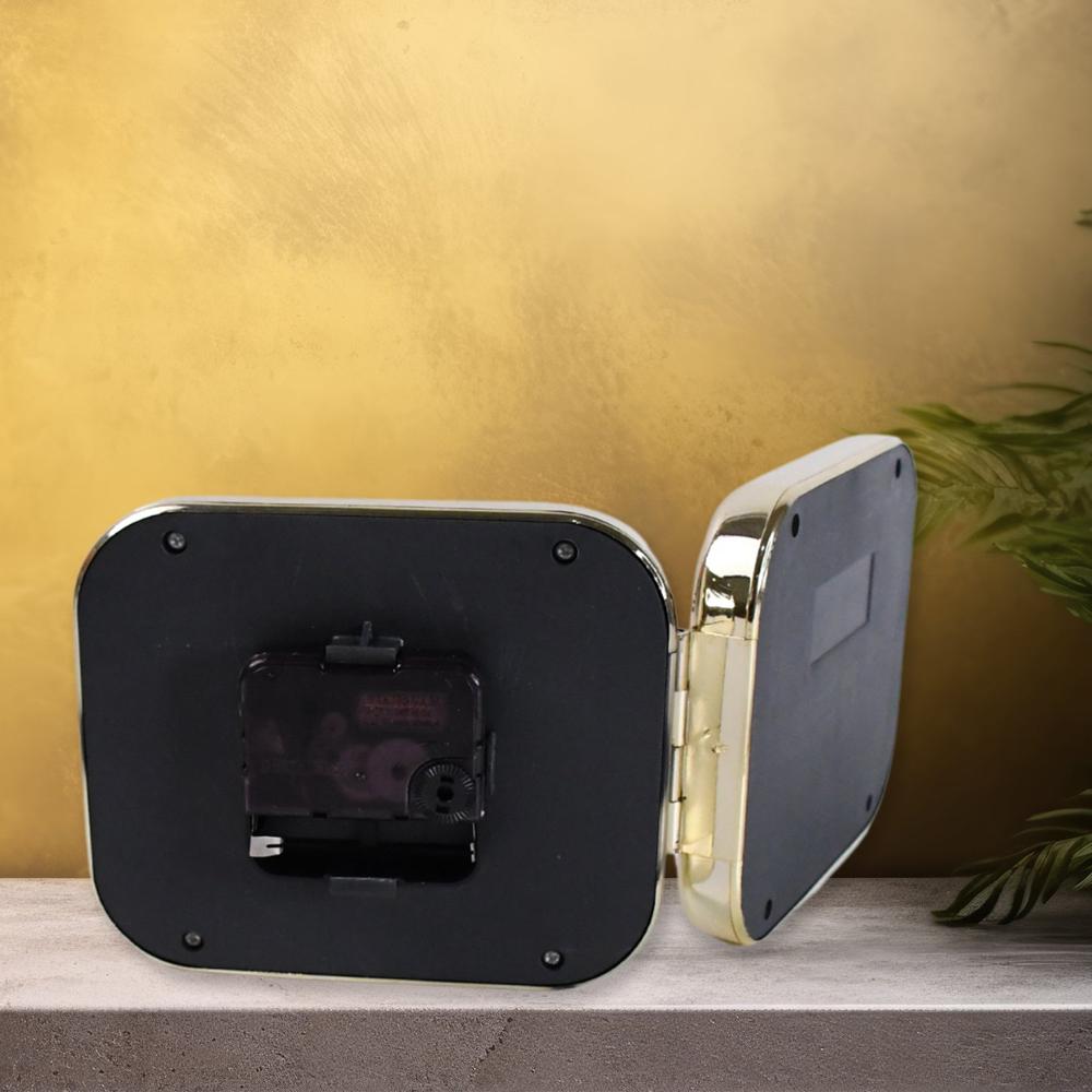 Plastic Foldable Desk Clock (1 Pc / With Box) - Color: Mix