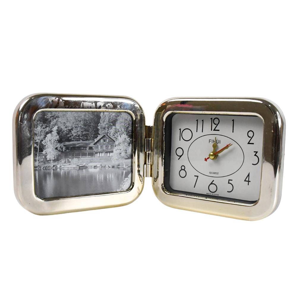 Plastic Foldable Desk Clock (1 Pc / With Box) - Color: Mix