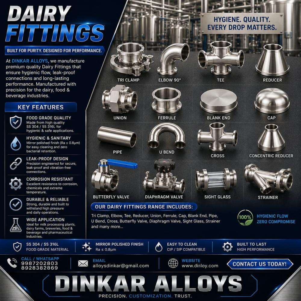 SS DAIRY FITTING