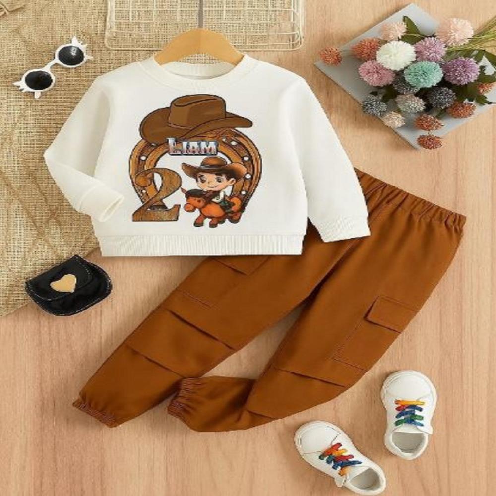 Full Sleeve T Shirt And Track Pant Set For Kids - Age Group: 1 To 15 Years