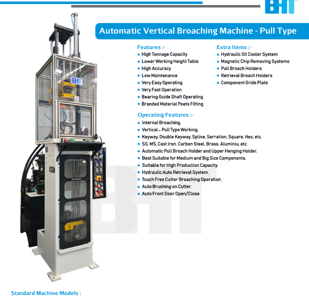 Automatic Vertical Broaching machine