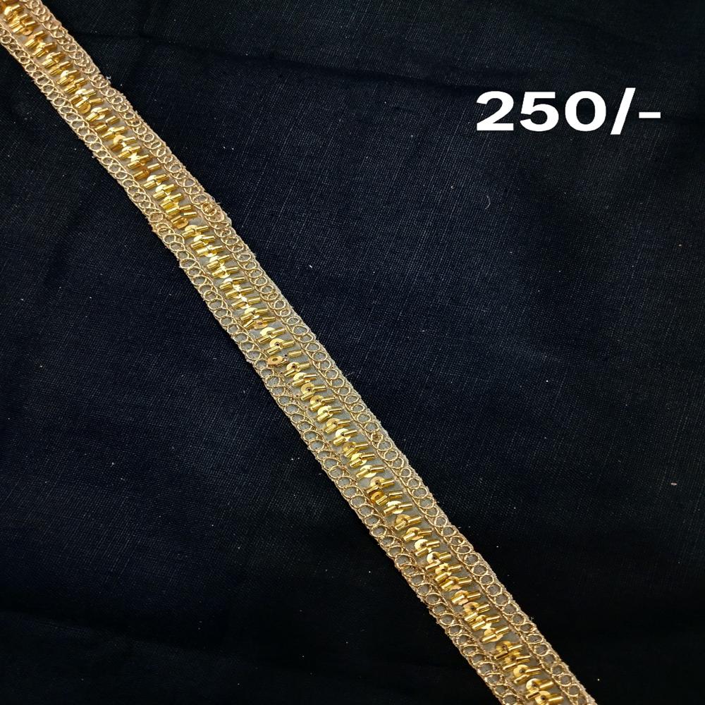 Plain beads lace