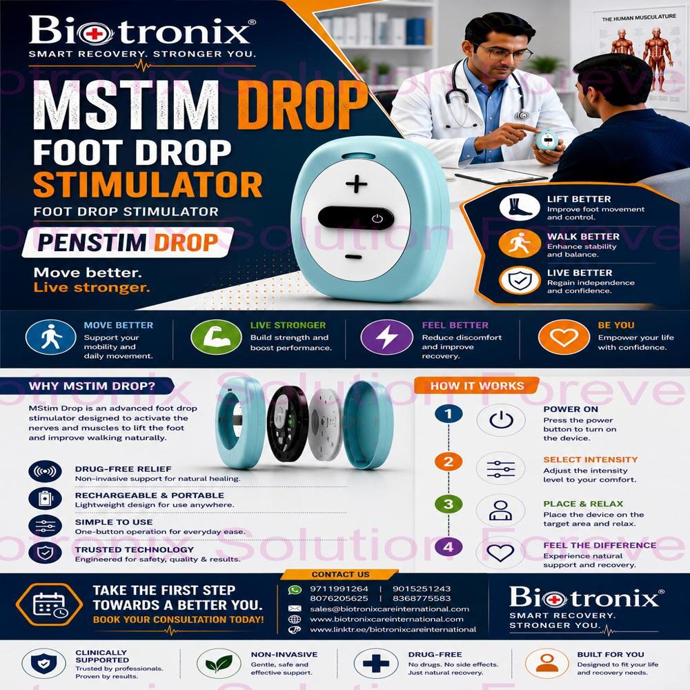 FES Based Foot Drop Rehabilitation Machine Portable Model