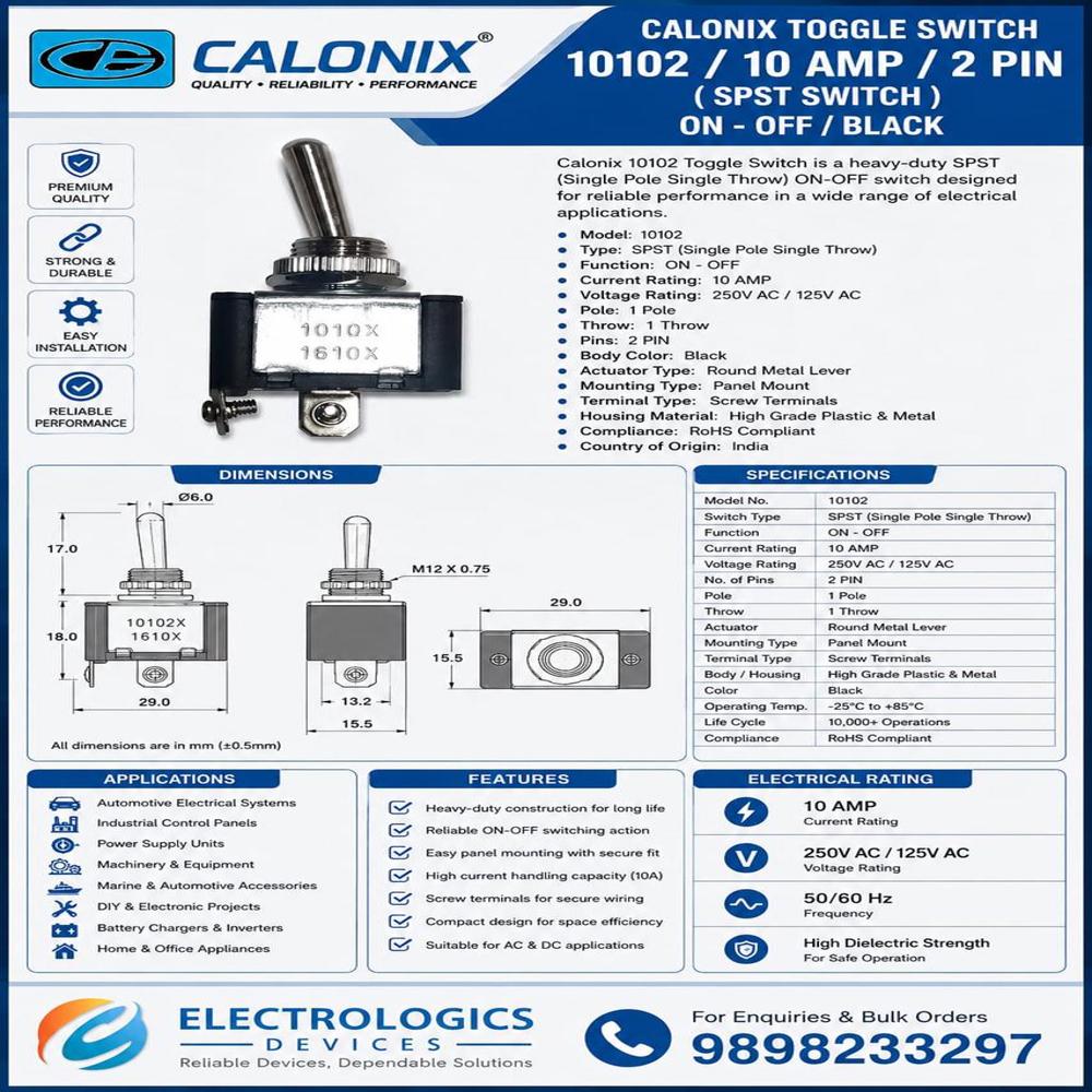 Toggle switch 10102