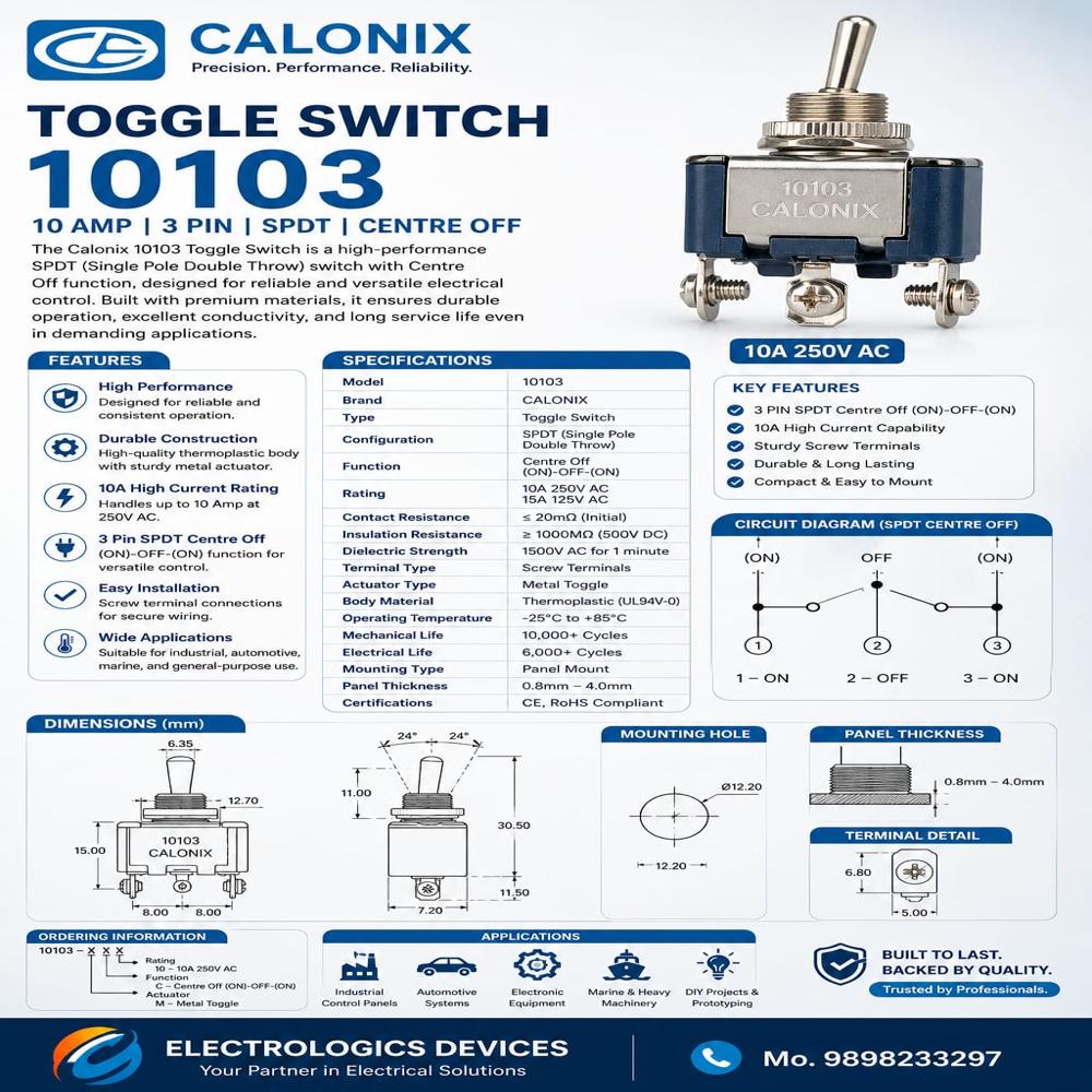 Toggle Switch 10103