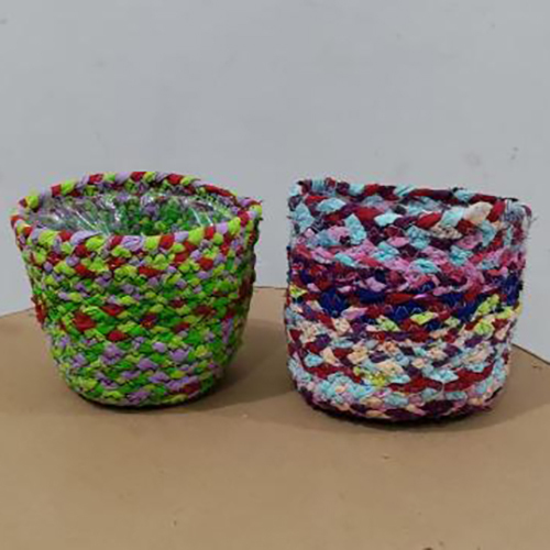 Braided Twine Flower Pots