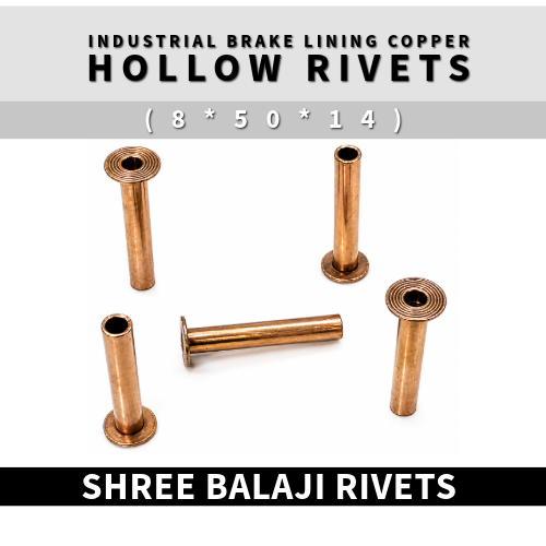 8/50 COPPER HOLLOW RIVETS